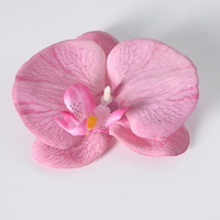 Têtes de fleurs d'orchidées en soie faites à la main de 11 cm, Phalaenopsis en vrac pour bouquets de mariée DIY, pinces à cheveux de remise de diplôme, décoration de mariage