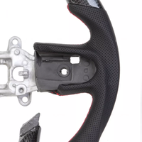 Volant de voiture personnalisé en fibre de carbone véritable adapté aux Dodge RAM 1500 2500 2018 2019 2020 2021 2022 TRX Rebel Laramie