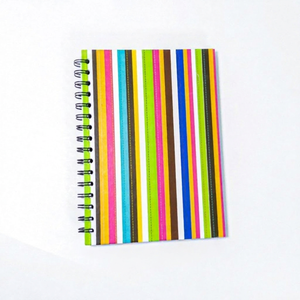 Carnet à spirale personnalisable de haute qualité, ligné large, en carton, format 5,5 x 10,5 pouces, sans sujet/contenu OEM disponible - Product Image 1