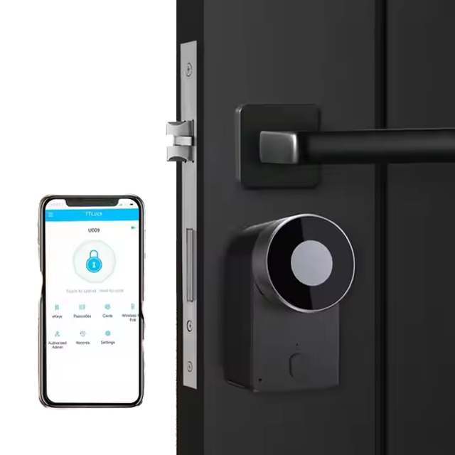 TTLOCK TUYA Smart Door Lock Outdoor Automatic BLE Keyless Entry Front Door Cloud Data Storage Option Zinc Alloy