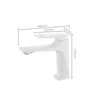 Robinet de lavabo de salle de bain ELOILO, style classique moderne, monocommande, monotrou, à capteur tactile, débit contrôlé, gris anthracite