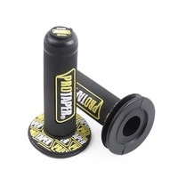 Poignées de guidon de moto style Pro Taper, double densité, antidérapantes, en caoutchouc universel pour moto tout-terrain, motocross, pit bike, hors route