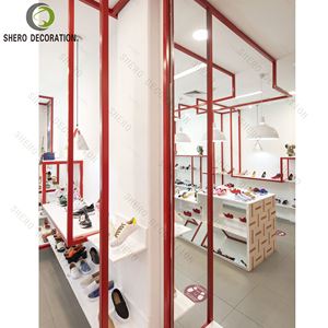 Expositor de Zapatos Duradero y Elegante, Vitrina Moderna de Madera para <span class=keywords><strong>Tienda</strong></span> de Zapatos con Maravillosas Ideas de Decoración Comercial - Product Image 2