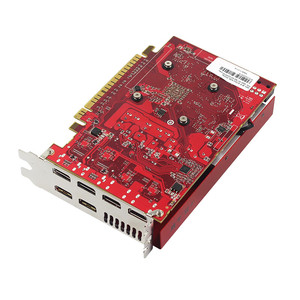 Carte graphique RX360 4 Go, 6 sorties d'affichage multi-écrans, GPU pour PC de bureau, idéale pour l'industrie des services financiers, compatible avec plusieurs écrans indépendants - Product Image 6