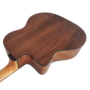 Guitarra Acústica de <span class=keywords><strong>Jazz</strong></span> Gitano Aiersi, Fabricada a Mano, Vintage, con Tapa Sólida, Orificio Ovalado, Instrumento de Cuerda Acústico en Venta - Product Image 3