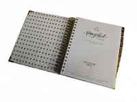 2025 Journaux Personnalisables Spirale Agenda Hardcover Planner Impression A5 Mensuel Hebdomadaire Planificateur Carnet