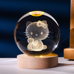 PJhonor 12 Constellations 12 <span class=keywords><strong>Signes</strong></span> du Zodiaque 6cm 8cm Sphère LED Lumineuse Système Solaire Lune Saturne Planète Cristal Gravé au Laser 3D - Product Image 6