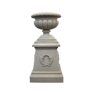 <span class=keywords><strong>Fioriera</strong></span> da Esterno Salvaspazio con Texture Effetto <span class=keywords><strong>Pietra</strong></span> Resistente alle Crepe e Vasi per Fiori Robusti - Product Image 1