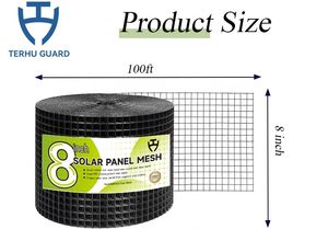 Barriera per Animali - Filo d'Acciaio Zincato Elettroliticamente 8 Pollici x 100 Piedi con Dissuasore per Piccioni - Protezione per Pannelli Solari - Product Image 2