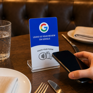 Carte NFC personnalisée en PVC avec puce F08 13,56 MHz, mini-étiquette pour <span class=keywords><strong>avis</strong></span> Google, pour restaurants, commerces, entreprises, avec fonction Tap to Review - Product Image 6