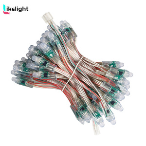 Dc5v ws2811 khuếch tán kỹ thuật số RGB <span class=keywords><strong>LED</strong></span> <span class=keywords><strong>Pixel</strong></span> ánh sáng cá nhân địa chỉ 12 mét Vòng <span class=keywords><strong>LED</strong></span> MODULE không thấm nước đầy đủ màu sắc - Product Image 2