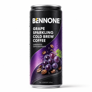 Bevanda Energetica Pronta da Bere Senza Zucchero con Caffè e Carbonato, Bottiglie e Lattine da 300ml, Etichetta Privata, Vendita all'Ingrosso - Product Image 5