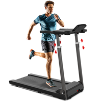 Tapis roulant électrique portable de haute qualité 2025, moteur 3,5 CV pour la salle de sport à domicile, affichage LED, tapis de marche pliable