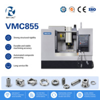 Centre d'usinage vertical CNC à 3 axes motorisé automatique de haute précision FANUC System VMC855