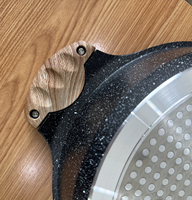 Tajine marocain en aluminium antiadhésif avec poignée antidérapante pour une utilisation domestique, cuisson de soupes, compatible avec les plaques à induction et au gaz