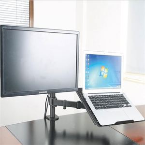 Single Monitor <b>Desk</b> Mount Stand for Laptop Holds <b>Computer</b> Screen up to 17 Inch New Stock Notebook Monitor Mount - Product Image 6