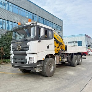 Grue montée sur camion Shacman 6x4 12 tonnes avec flèche télescopique, hauteur de levage maximale de 20 m, à vendre - Product Image 1