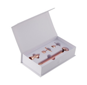 4-IN-1 24k Golden Beauty Bar Impulso del Fronte del Massager Elettrico Rullo di Giada Massaggiatore <span class=keywords><strong>Viso</strong></span> Quarzo Rosa braccio Occhio Naso <span class=keywords><strong>Massaggio</strong></span> di <span class=keywords><strong>Pietra</strong></span> - Product Image 2