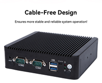 Mini PC client léger Celeron N2840 J1800 J1900 DDR3L 8 Go Win10 Win11 Linux Wifi 4G Sans ventilateur VESA Industriel Double Lan Nano Mini PC