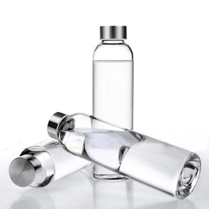 Bouteille d'eau en verre borosilicate résistant à la chaleur de haute qualité 600 ml - Product Image 1