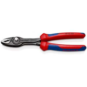 KNIPEX - 82 02 200 SB TwinGrip pince à joint coulissant avec poignées multi-composants noir pince atramentisée ET COUPE - Product Image 1