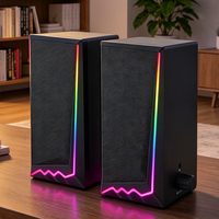 E-1064 Kabelgebundener Subwoofer Hochwertige E-Sports Gaming-Lautsprecher RGB-Beleuchtung USB-Anschluss Plug & Play Desktop Laptops Kunststoff