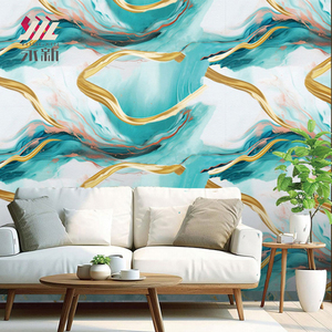 Bán nóng không thấm nước hiện đại đá cẩm thạch tường Sticker 1.2x3m dày bọt cuộn lá Peel Stick đá cẩm thạch tường gạch Stickers Đối với trang trí nội thất - Product Image 6