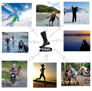 100% impermeable Coolmax calificación invierno calcetines térmicos al aire libre Wudu musulmán pesca ciclismo senderismo frío cálido calcetines impermeables - Product Image 6