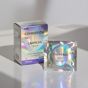Kunden spezifische Kondom-Papierbox-Verpackung | Diskretes Design aus recyceltem Material für Hersteller von Kondom papier karton verpackungen - Product Image 1