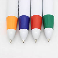 Stylo bille multicolore portable avec mousqueton, personnalisable avec logo, idéal comme cadeau publicitaire, 4 couleurs, en plastique, stylos mousquetons