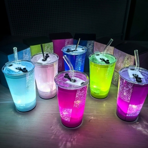 Vaso LED de 14oz con sensor de líquido, que se ilumina, de plástico, con luz LED activada por líquido, venta al por mayor/OEM disponible - Product Image 6