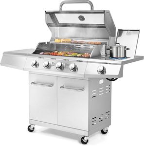 Îlot de barbecue au gaz en acier inoxydable de haute qualité pour cuisine extérieure et jardin - Product Image 1
