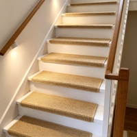 Tapis tissé moderne en sisal naturel, en rouleau, du mur au mur, pour salon, chambre, maison, hôtel, bureau