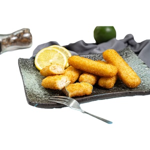 Venta al por Mayor de Fábrica, Deliciosos Alimentos Precocinados, Comida Rápida Congelada, Alimentos Procesados Fritos, Filetes de Abadejo Empanizados (Theragra Chalcogramma) - Product Image 3