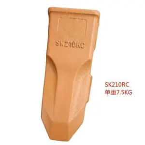 SK210 Rock Chisel Style Heavy Duty Factory Direct Excavator Backhoe Spare Parts Bucket Teeth Bucket Tooth Point
