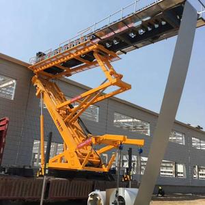 High Altitude <b>Tile</b> <b>Making</b> <b>Machine</b> 8T Crawler Track Lifting Platform 160HP HuaEagle Diesel for Steel Plant Roof - Product Image 5