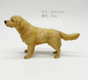 Çocuk reçine el sanatları-çiçek desen Pet modeli sınır ötesi simülasyon bilişsel shar-pei <span class=keywords><strong>Schnauzer</strong></span> Boxer köpek heykelcik - Product Image 4