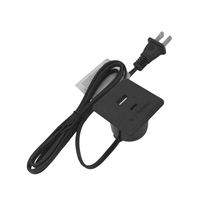 Prise de courant encastrée pour bureau avec ports USB pour table d'ordinateur, table de chevet, bureau d'étude