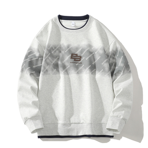 เสื้อสเวตเตอร์ลำลองสำหรับผู้ชายแบบญี่ปุ่น, เสื้อสเวตเตอร์แขนยาวทรงหลวมสำหรับฤดูใบไม้ผลิและฤดูใบไม้ร่วงระบายอากาศได้ดีสวมใส่สบายเป็นที่นิยม - Product Image 4