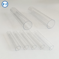 Tube arrondi en plastique polycarbonate transparent personnalisé tuyau/tube en PVC acrylique ABS PP PC pour toute taille