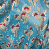 Organischer Blauer Seidensamt-Stoff für Damenkleider, Hochzeiten, Herbst-Winter-Röcke, Sofas, Vorhänge, Heimtextilien - Elegantes Material