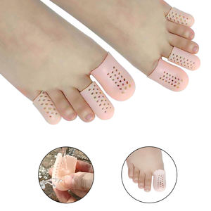 מפריד סיליקון שקוף שקוף במיוחד הסיטונאי של כובע כף הרגל נושם עבור טיפול יעיל ברגל - Product Image 4