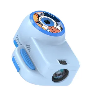 2024 New Design P6 Photography Video 2500mAh 2 inch color screen HD 1080P camera projector story telling machine for kids