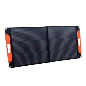 Paneles Solares Portátiles para Camping de 100W, Resistentes al Agua, con Servicio OEM de Alta Eficiencia, Kit de Cargador Plegable con 21.8% de Eficiencia, 1680D Flagsun - Product Image 1