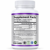 Capsules de magnésium avec électrolytes en marque privée ODM, hydratation post-entraînement, récupération sportive, complément alimentaire