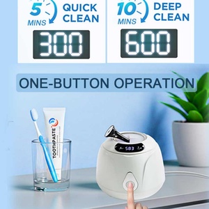 Nettoyeur ultrasonique dentaire 180 ml 2026 pour appareils de rétention, avec UV, pour prothèses dentaires et aligneurs – Commande en gros - Product Image 4