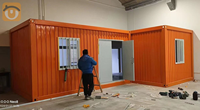 Maison modulaire détachable de 20 pieds maison modulaire de secours préfabriqué Sauvetage d'urgence Maison mobile en conteneur
