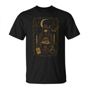 Camiseta Whimsigoth Witch Aesthetic Occult Mystic Crescent Moon - Product Image 2