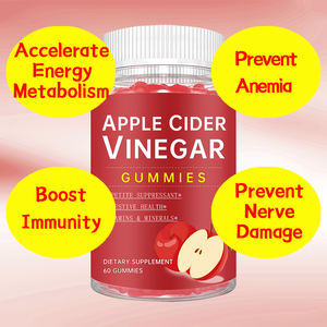 OEM Apfelessig-Bonbons 1000mg Bio-ACV Keto für Gewichtsmanagement & Verdauungsgesundheit Gummis Slim Acv Gummies - Product Image 2