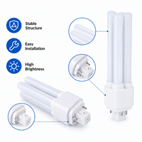Lámpara LED PLC de 3 CCT Ajustables, 6-15W, Alto Lumen 120~140lmW, G24 GX24 E27, Lámpara de Repuesto, Certificación UL CUL CE RoHS, Iluminación Interior